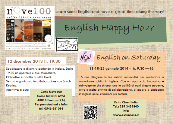 Happy Hour English on Saturday