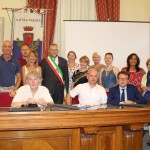 delegazione ceramisti russi in Comune a Faenza